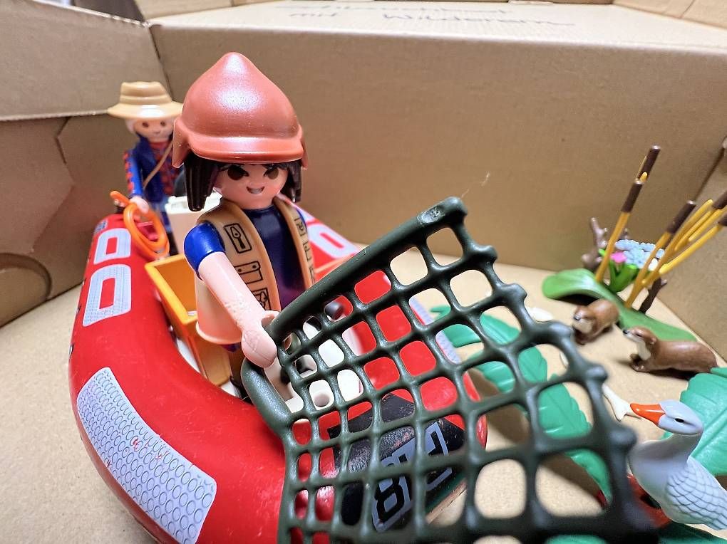 Spielzeuge: Playmobil Schlauchboot mit Wilderern – Gebraucht aus Winterthur von kayas13 1