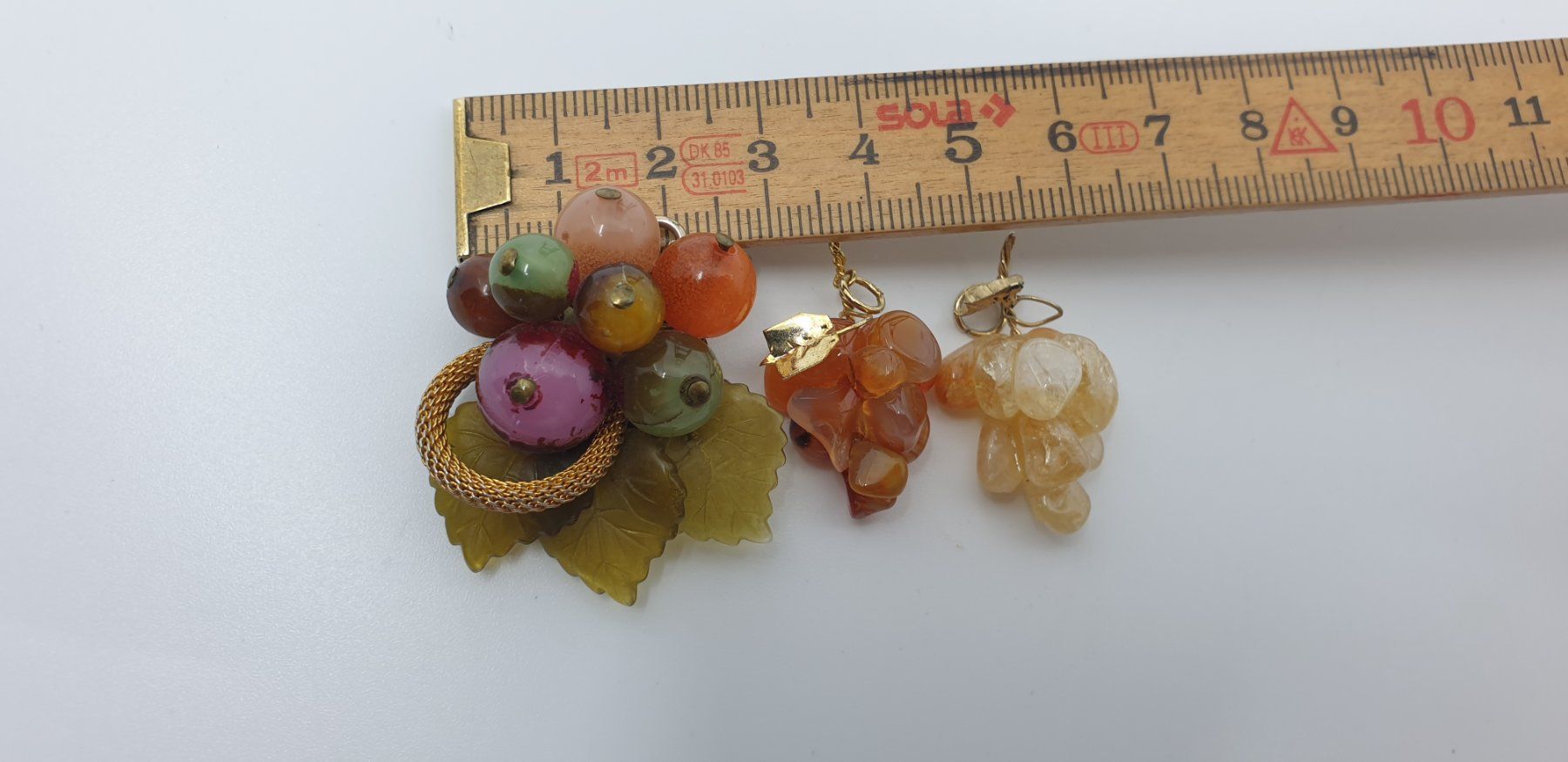Sonstiger Schmuck: Vintage Schmuck mit Steinen u. oder Glas, Brosche & Anhänger – Gebraucht aus Emmen von magelan 3