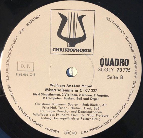 Dischi in vinile: Michael Haydn / Mozart - Messen (LP) – Usato da Grüningen venduto da azulamarillo_vinyl 3