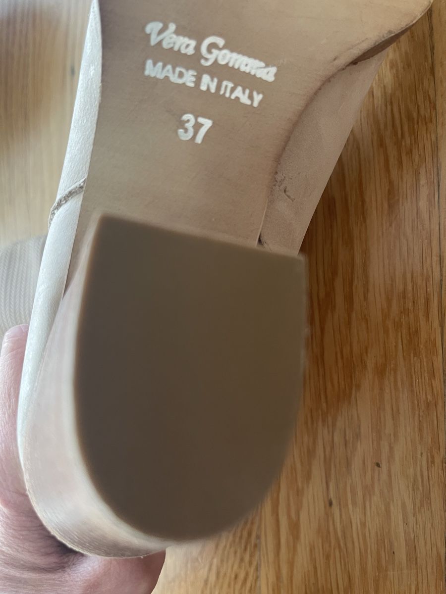 Scarpe da donna: Vera Gomma Lederstiefel beige Gr. 37 – Usato da Rüschlikon venduto da leo_mwz2 8