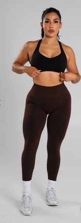 Alphalete Leggings braun Grösse S