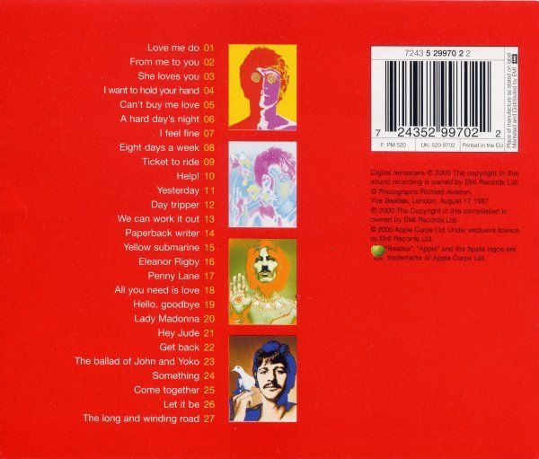 CD: Beatles  27 No.1 SINGLES ON ONE Beat Pop Rock Psychedelic CD – Usato da Kandergrund venduto da Sososo 2