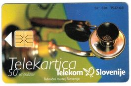 Telefonkarte Slowenien Chip-062 historisches Telefon