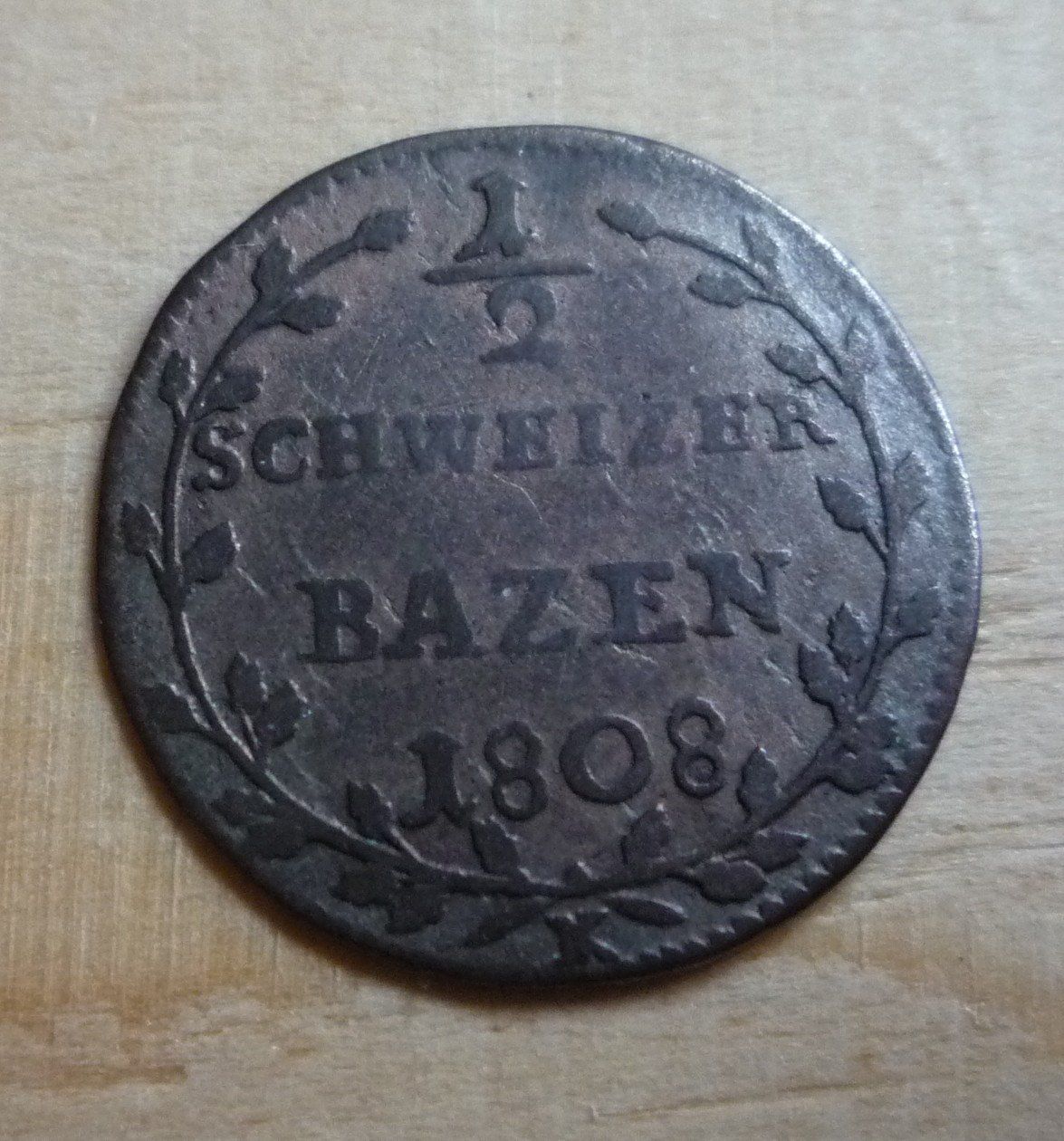 Toutes les monnaies: 1/2 Batzen St. Gallen, 1808 – D'occasion à Rieden SG par Sammelfreund 1