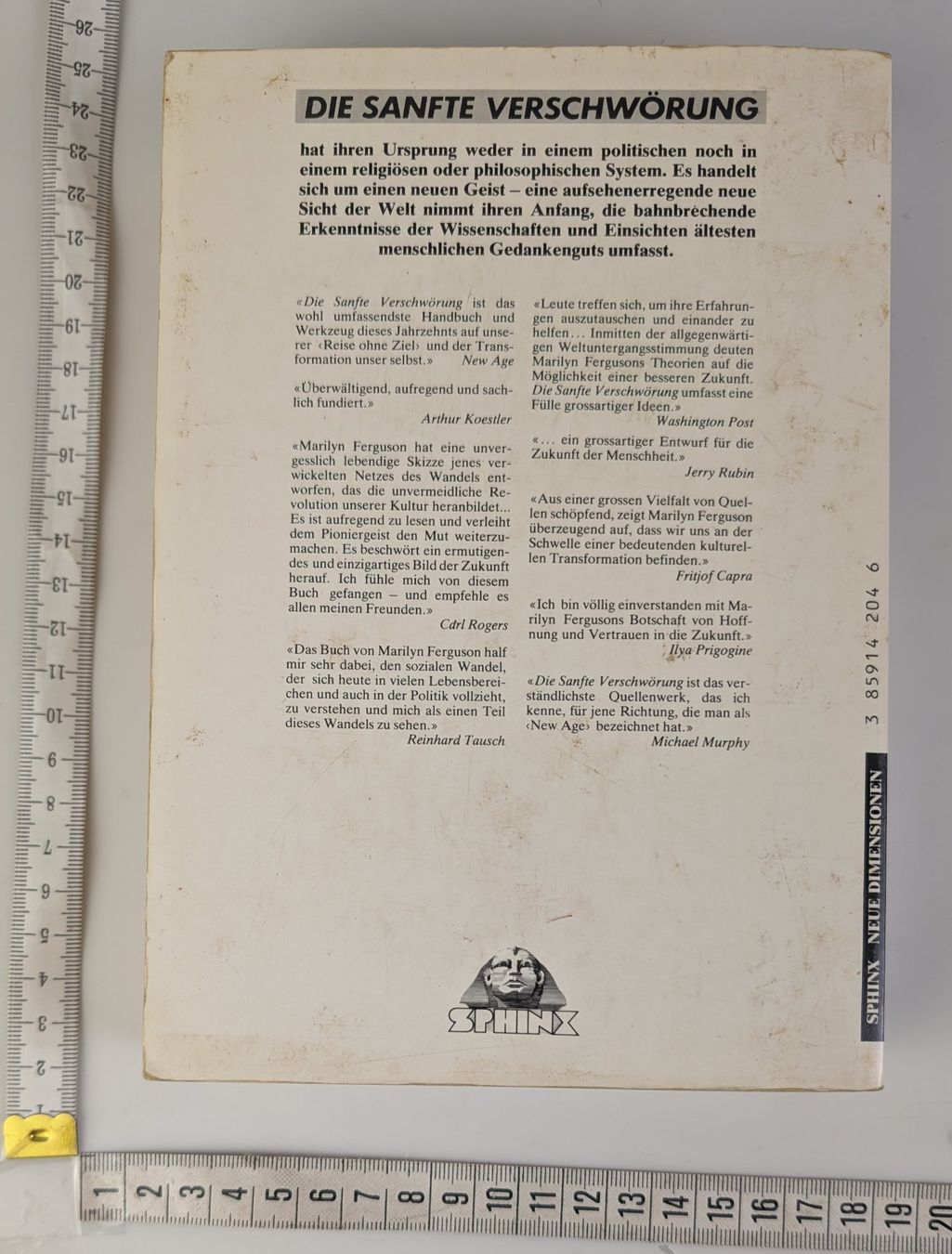 Libri: Die sanfte Verschwörung - Marilyn Ferguson,Top – Usato da Zürich venduto da axolottchen 1