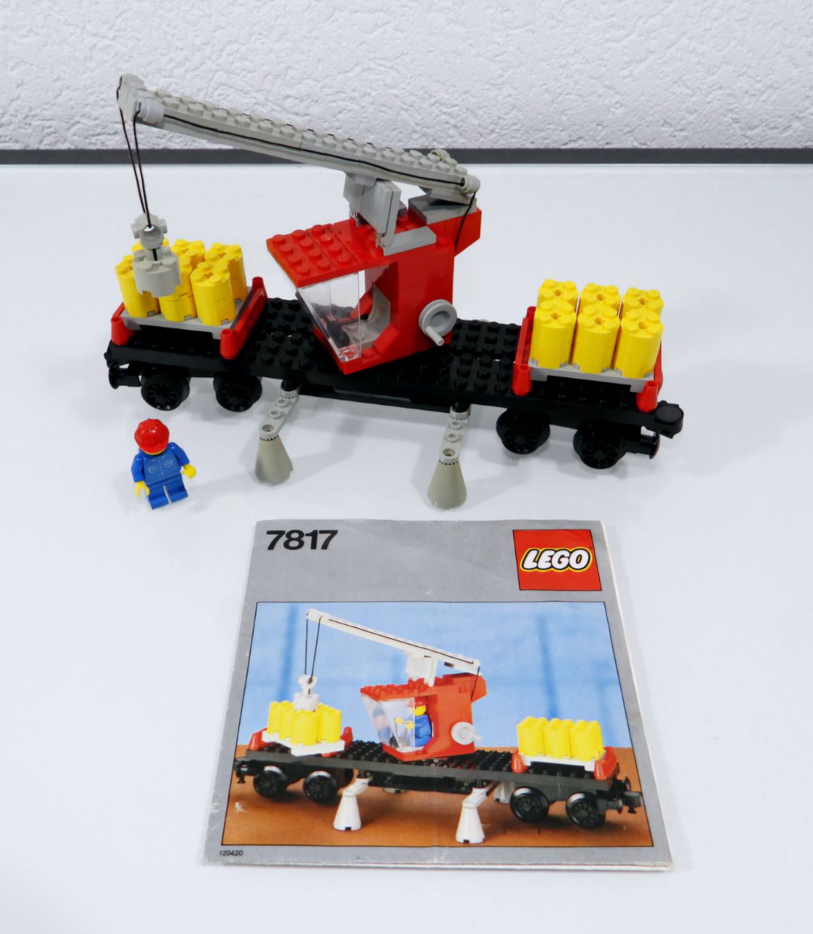 Lego Kit di costruzioni: LEGO 12 VOLT EISENBAHN 7817 KRAN WAGON – Usato da Turbenthal venduto da Ddanuh 3
