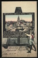 Schultafel-AK Köln, Blick auf den Alten