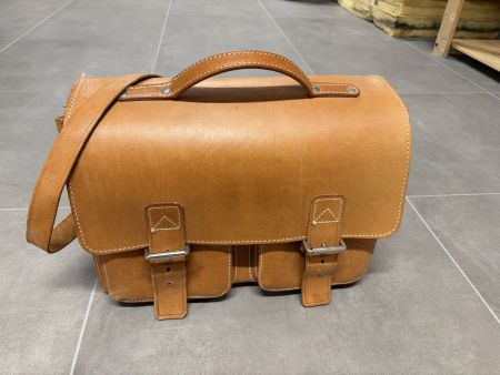 Lehrer - Ledertasche mit drei Fächern