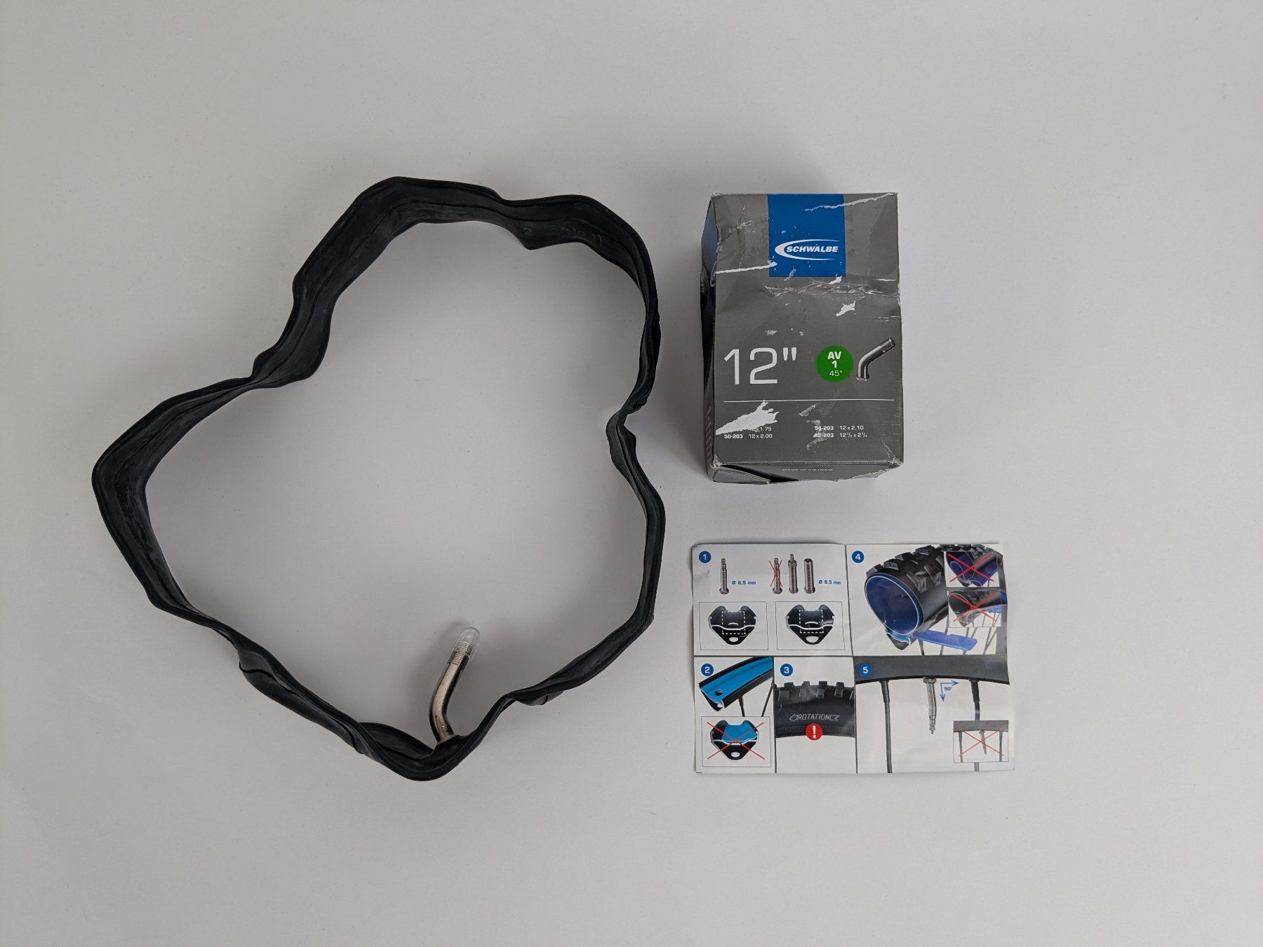 Tubi & Tubi flessibili: SCHWALBE Fahrradschlauch 12" – Nuovo (secondo la descrizione) da Dintikon venduto da Restwert_Dintikon