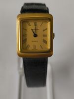 Zenith Damenuhr, Vintage, Rechteckig, Vergoldet