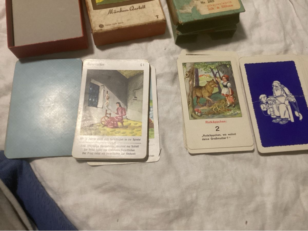 Spiele: 2 ALTE MÄRCHEN QUARTETT – Gebraucht aus Münchenstein von NoSu98 3