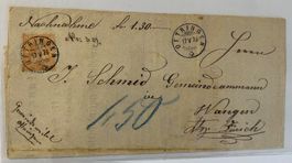Raritäten Alte Brief Oftringen 15.5.1876