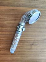 Pommeau de douche filtrant avec pierres en argile - neuf