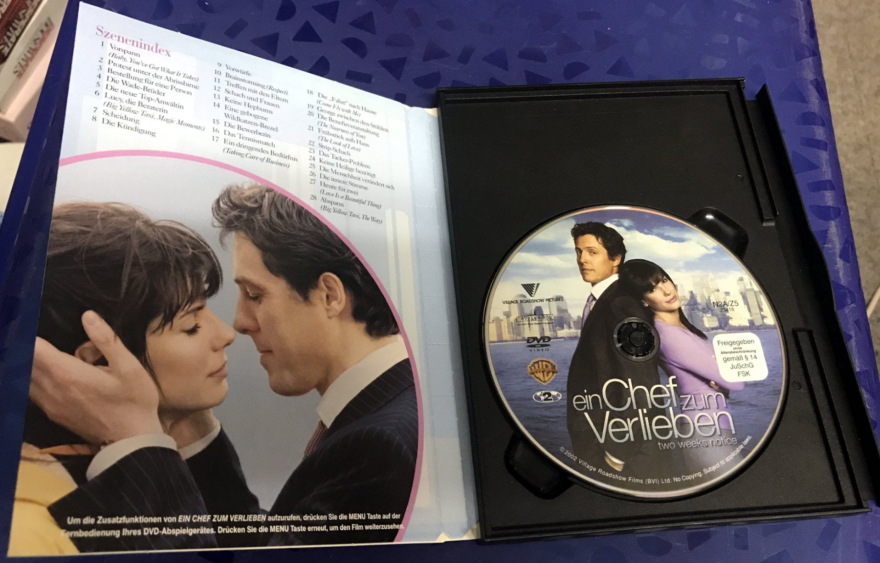 Alle DVDs: DVD- Ein Chef zum Verlieben- Two weeks notice – Gebraucht aus Guntershausen von Gloominati 2