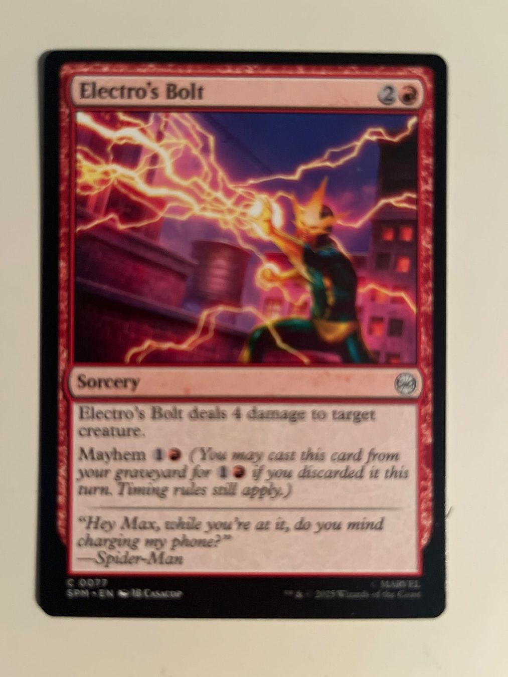 Magic The Gathering Carte collezionabili: 1 x Electro's Bolt - Magic: The Gathering - MtG – Usato da Kriens venduto da Shadi1980