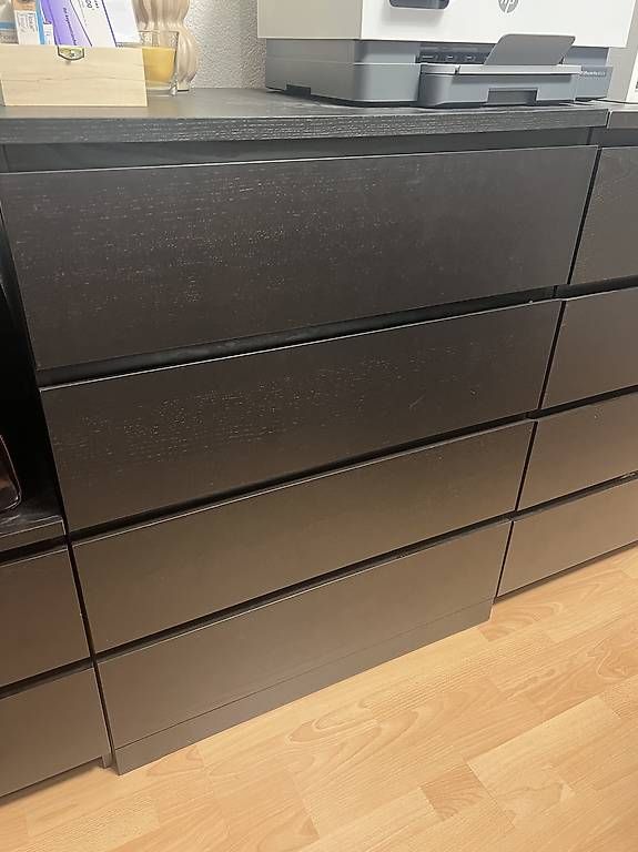 Ikea Cassettiere: 5x Malm Kommoden schwarz – Usato da Tuggen venduto da Tantas 4