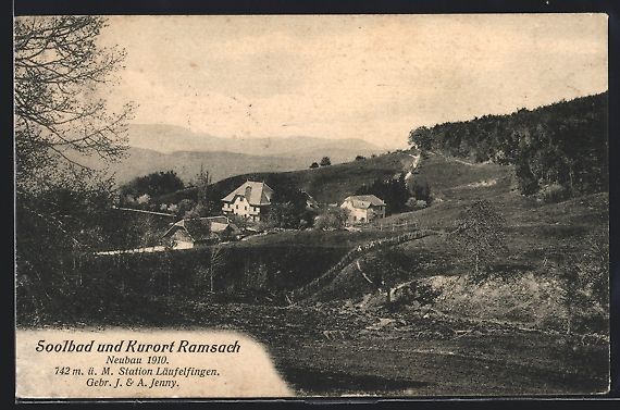 Cartoline postali: Ramsach, Läufelfingen, Panorama mit Ber – Usato da Berlin venduto da bartko-reher
