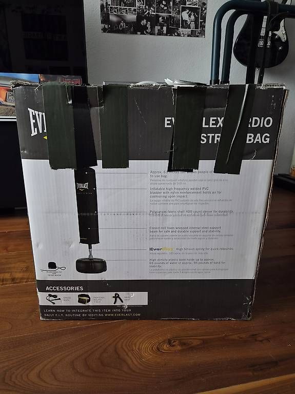 Sacchi da boxe: Everlast Everflex Cardio Strike Bag Stand-Boxsack – Usato da Gelterkinden venduto da monika-68 3