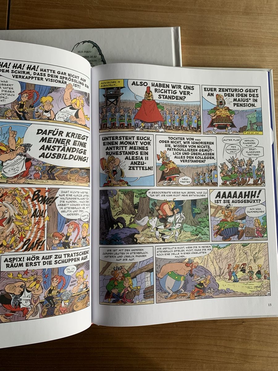 Fumetti: Asterix Comic: Die Tochter des Vercingetorix + Transitalique – Nuovo (secondo la descrizione) da Aarwangen venduto da ChristineHoKa 2