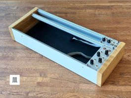 SERIE M 4U 84HP Eurorack Case Eiche / Alu Neu