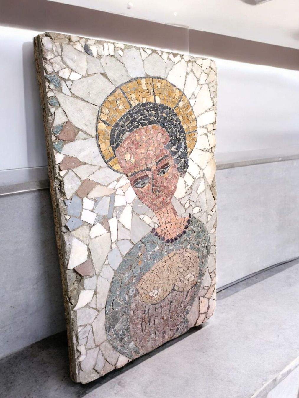 Sculture & Statue: Madonna Handgemachtes Kunst Mosaik – Usato da Zürich venduto da Zuerichparis08 4