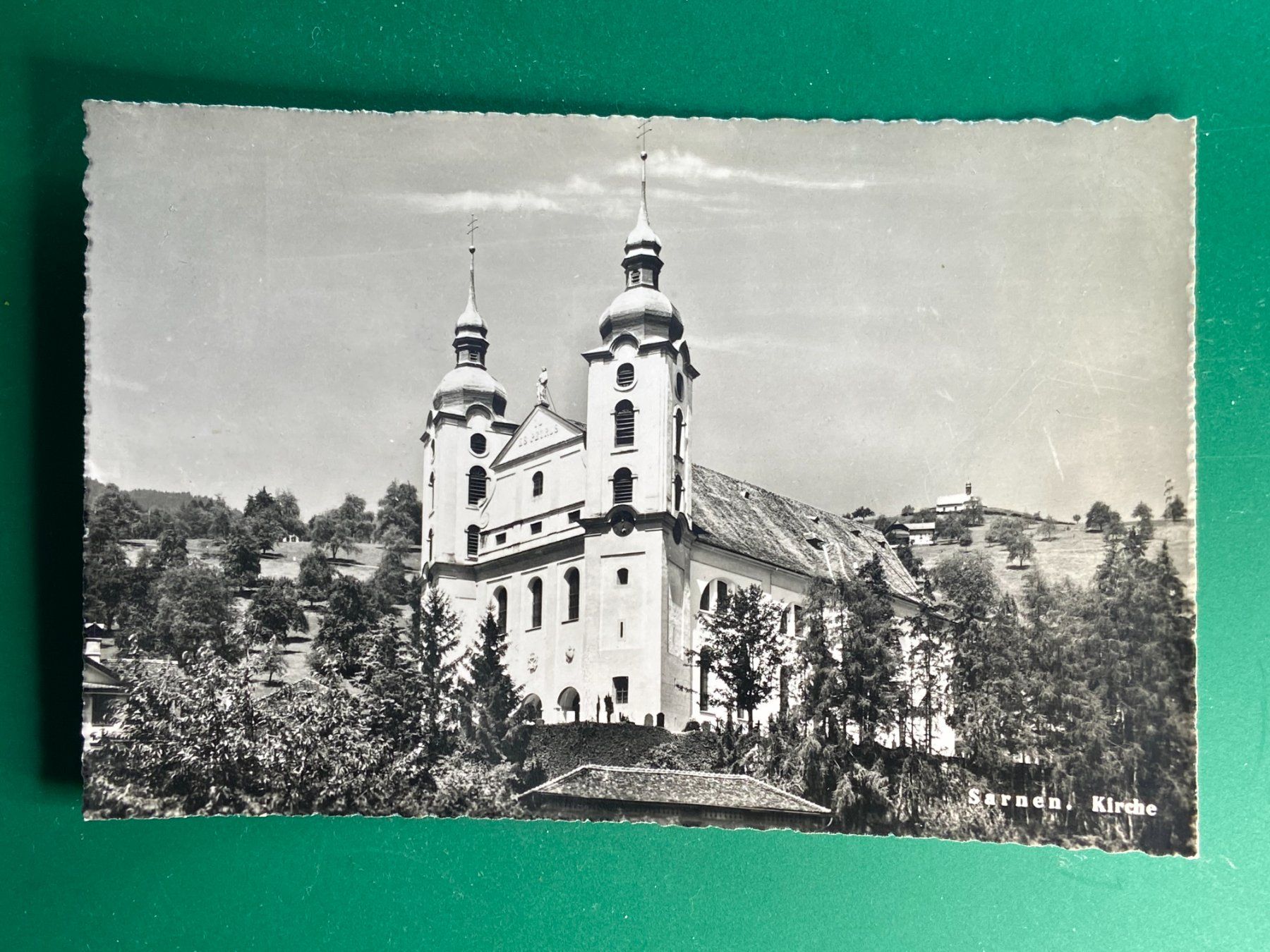 Cartes postales: Sarnen, Kirche – D'occasion à Steg VS par danwer74