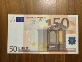 50 Euros Trichet 2002 prefix X - Bankfrisch