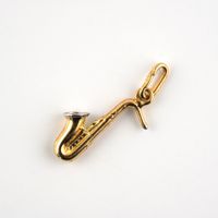 Goldanhänger 18K Musikinstrument