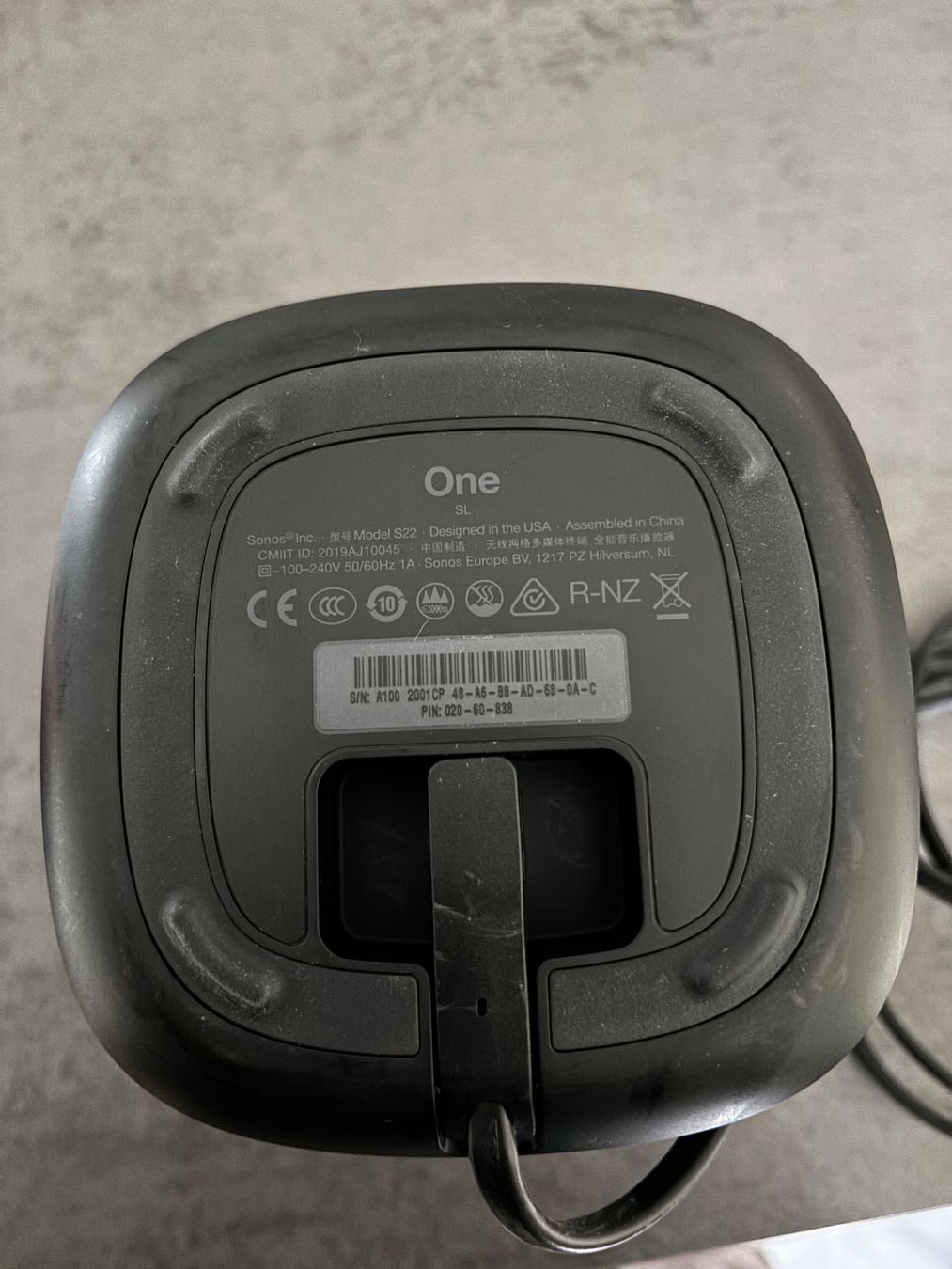 Sonos Casse acustiche: Sonos One SL schwarz – Usato da Aarburg venduto da TC92 3