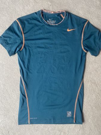 Nike Pro Combat Shirt blau Grösse M Funktionsshirt