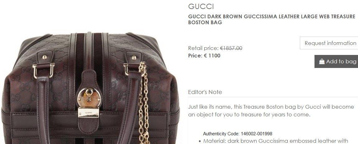 Gucci Taschen für Damen: Tasche / Sac Gucci Boston – Gebraucht aus Collonges von Auganien 9