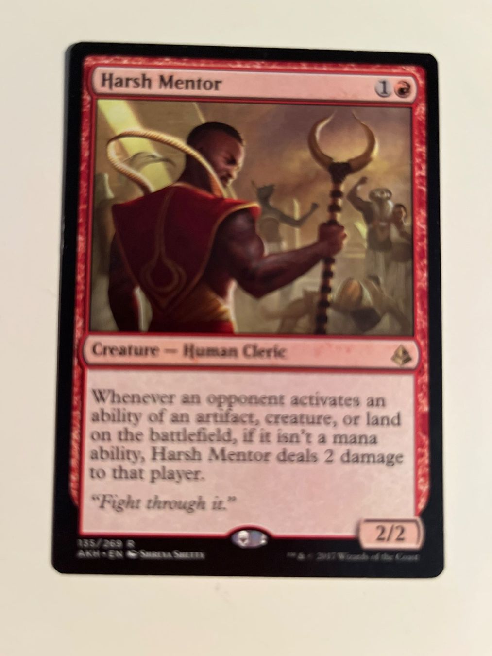 Magic The Gathering Sammelbilder & Trading cards: 1 x Harsh Mentor - Magic: The Gathering - MtG – Gebraucht aus Kriens von Shadi1980