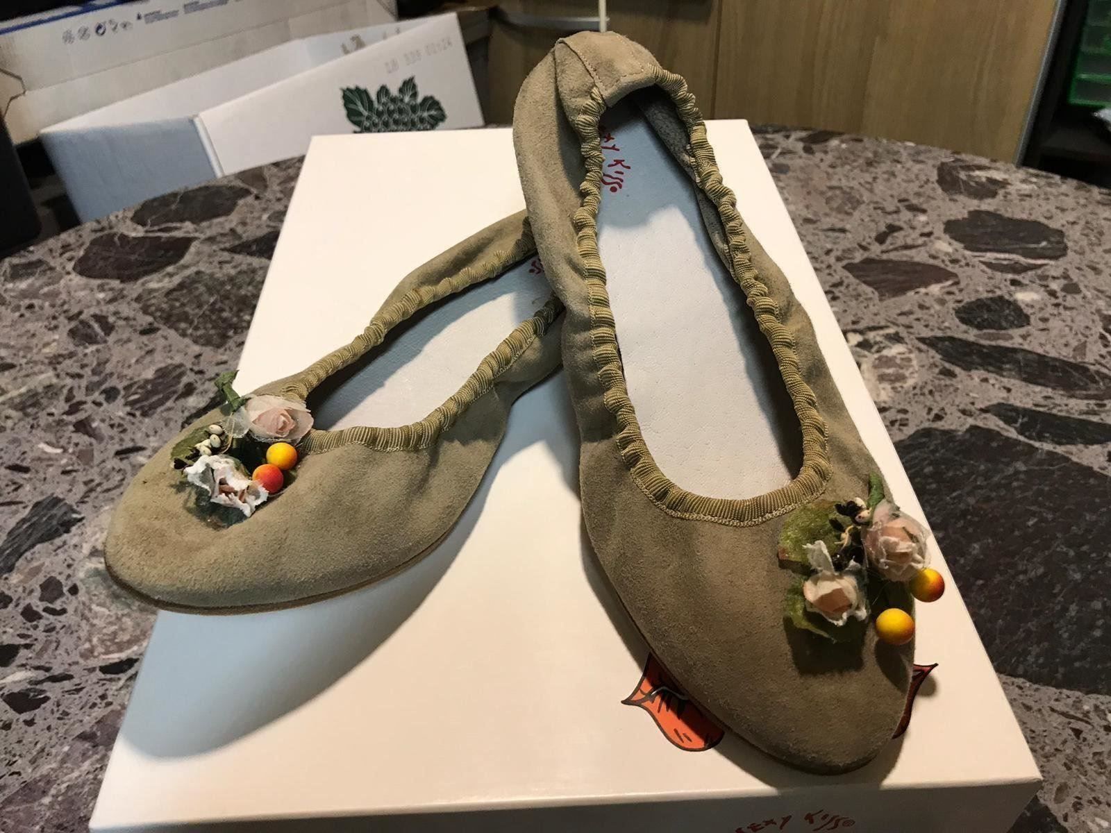 Damenschuhe: Ballerinas mit Echtledersohle Gr.35 Neu – Neu und originalverpackt aus Uerkheim von Justi.y