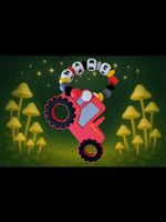Silikon- Beissring Traktor rot