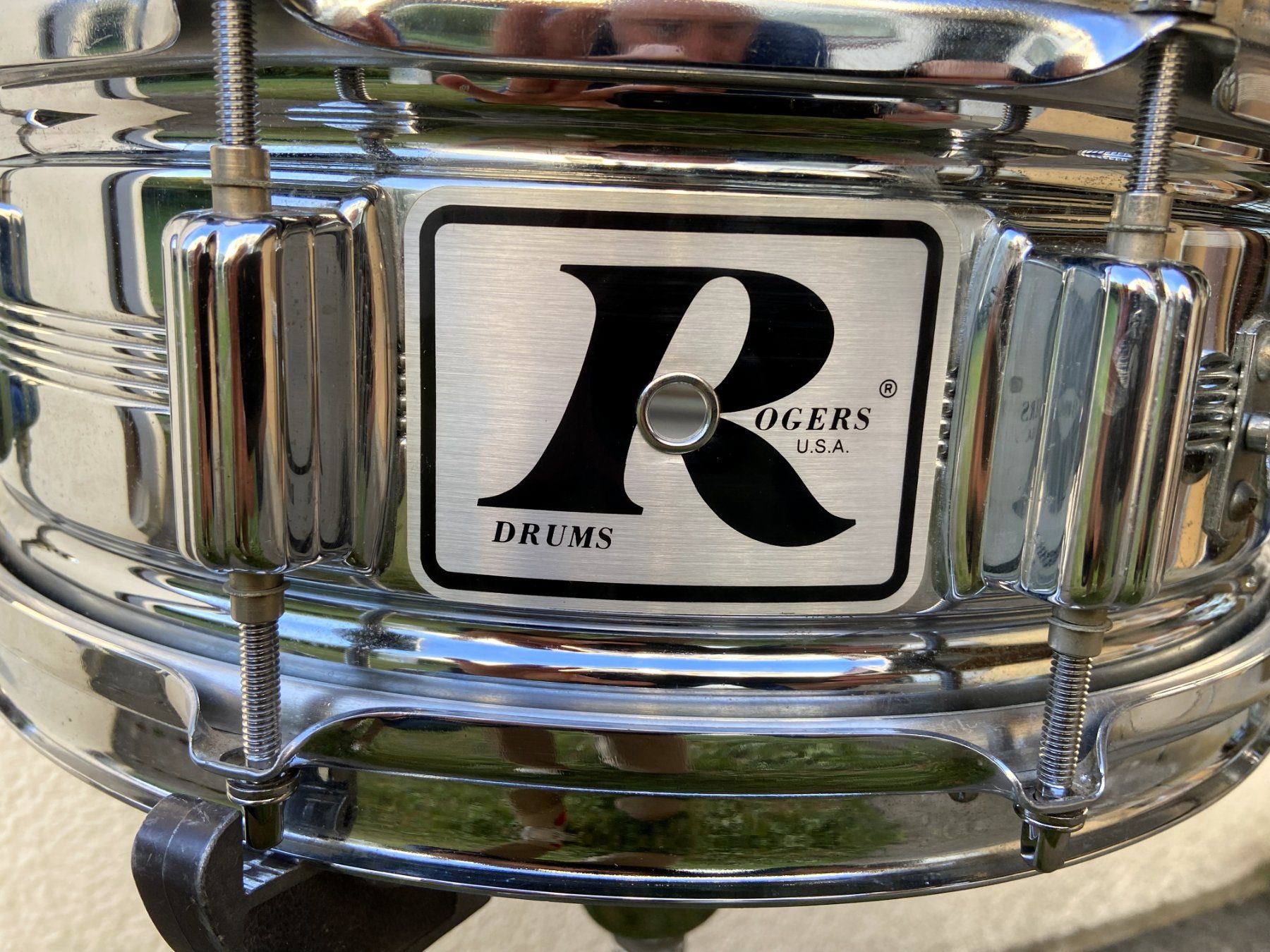 Vintage Strumenti musicali: Snare Drum Rogers Dynasonic including Snare Stand – Usato da Baden venduto da campari66 2