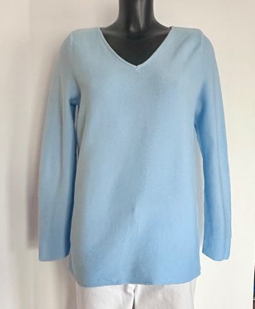 TOP ☀️ DRESS IN Gr 40 hellblauer Pullover Baumwolle