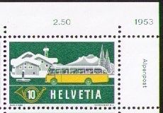 Tous les timbres: 1953_314_ALPENPOST, POSTAUTO 10_ KOMPLETTER BOGEN C333 ! ** – Neuf (Voir description) à Marthalen par Ch_quality 2