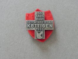 Abzeichen Brosche Kt. Schwingfest Schwingen Küttigen AG 1962