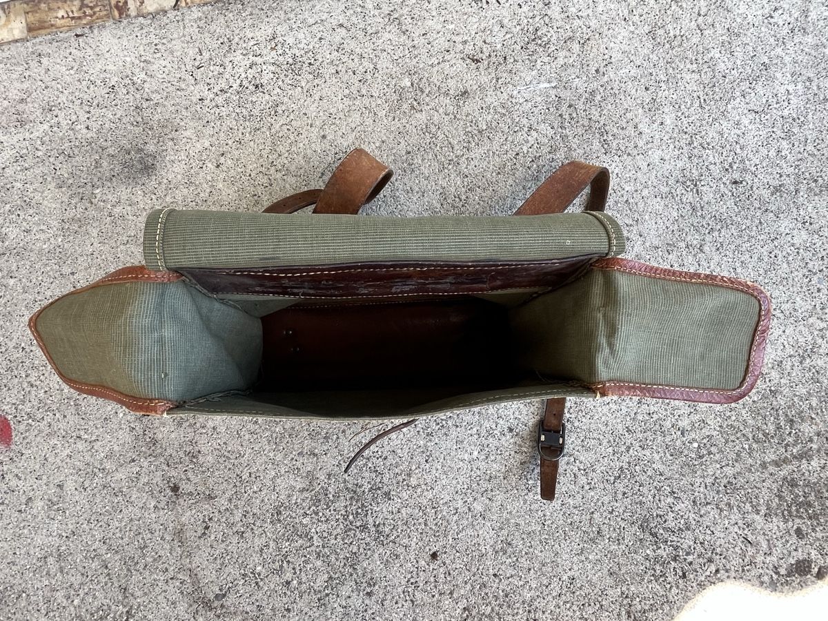 Schweizer Armee Zaini: Sac à Dos Munitions Armée Suisse 1941 WW2 – Usato da Bellevue venduto da Belafer 7