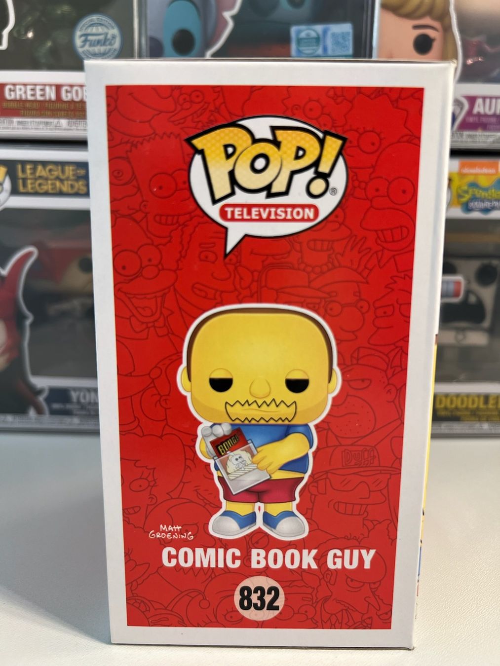 Funko Statuette: Funko POP! Television Les Simpsons Comic Book Guy Limitée – Usato da Le Mouret venduto da perfectbijou 1