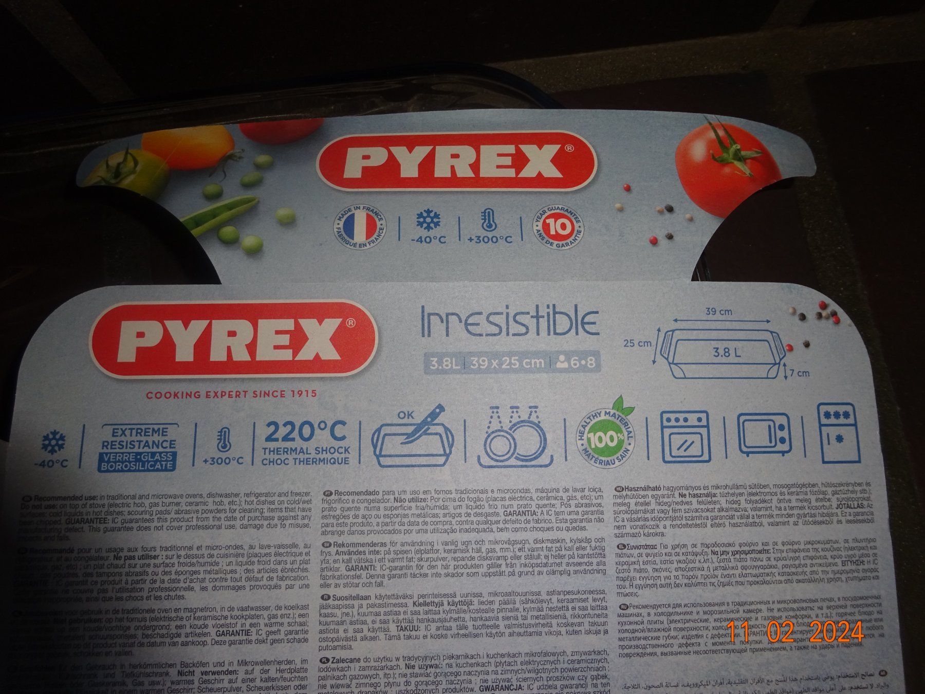 Pyrex Moules à gâteaux: Gratinform Auflaufform – Neuf avec emballage d'origine à Stein AR par Bienli4 3