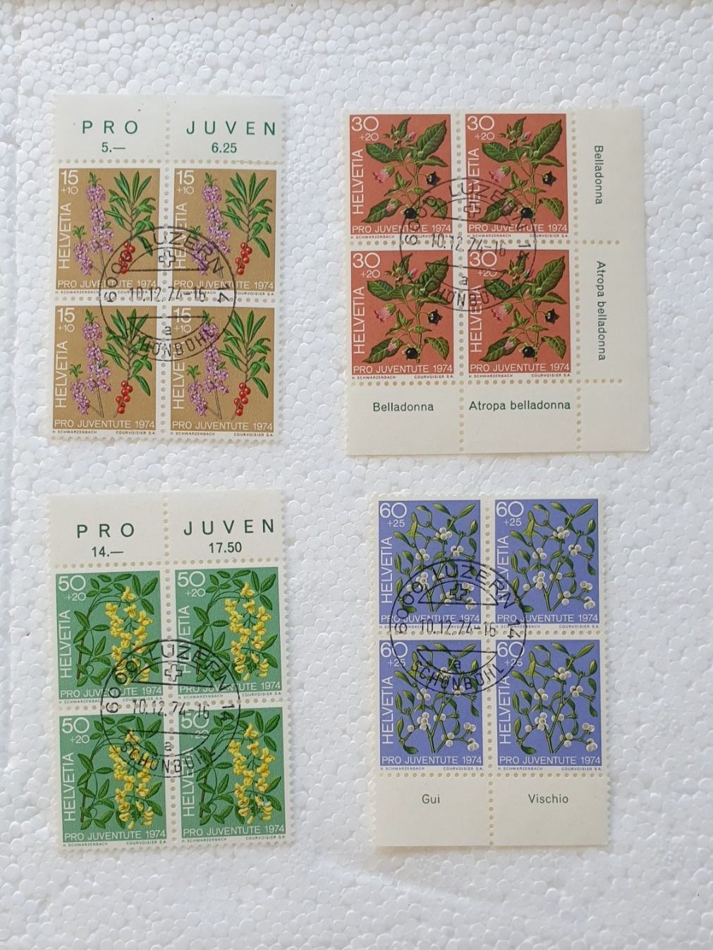 Alle Briefmarken: (941) «Giftpflanzen des Waldes» – Gebraucht aus Schwarzhäusern von Inot3