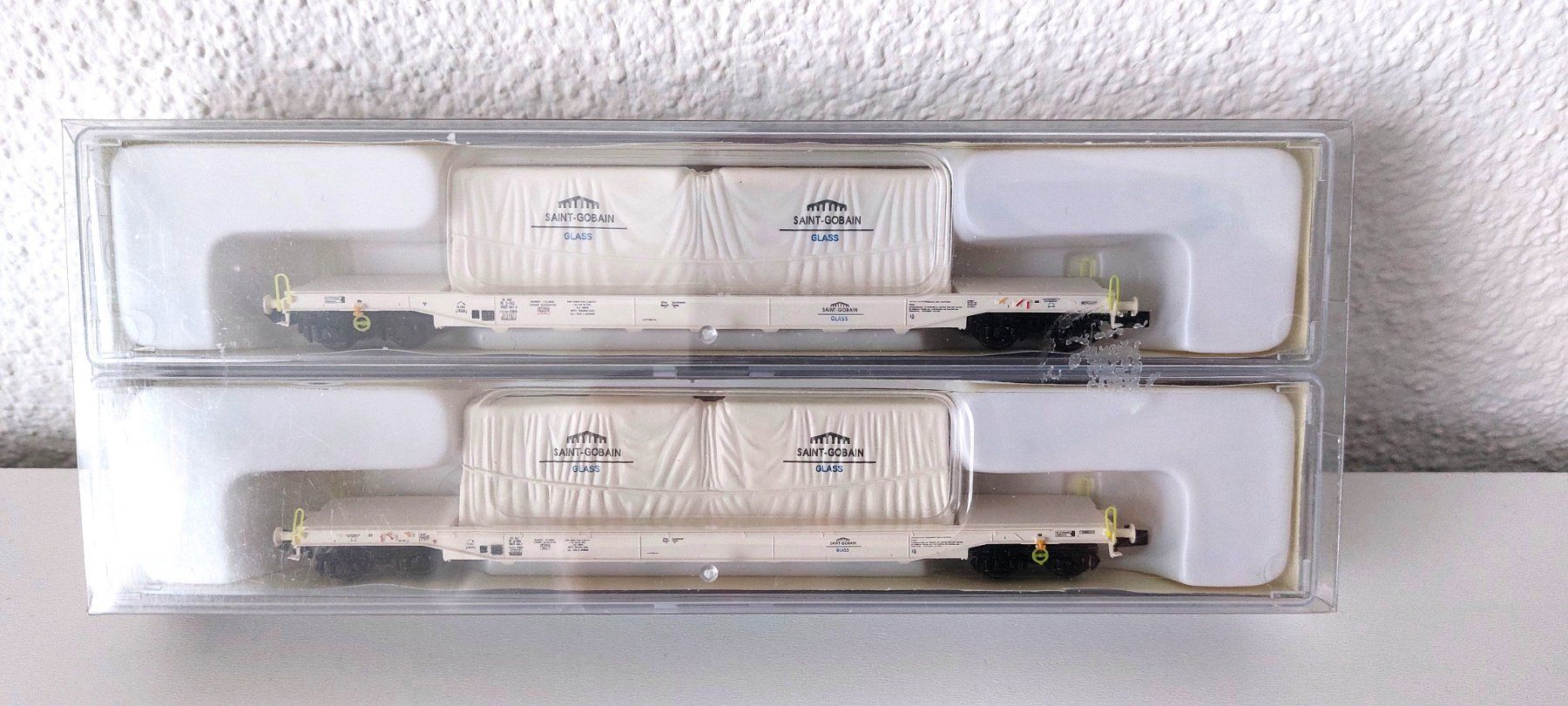 LS Models Modelleisenbahnen: LS Models Glastransport 66 002-1 u. 66 002-2 – Neu (gemäss Beschreibung) aus Biberist von Ntrains 3