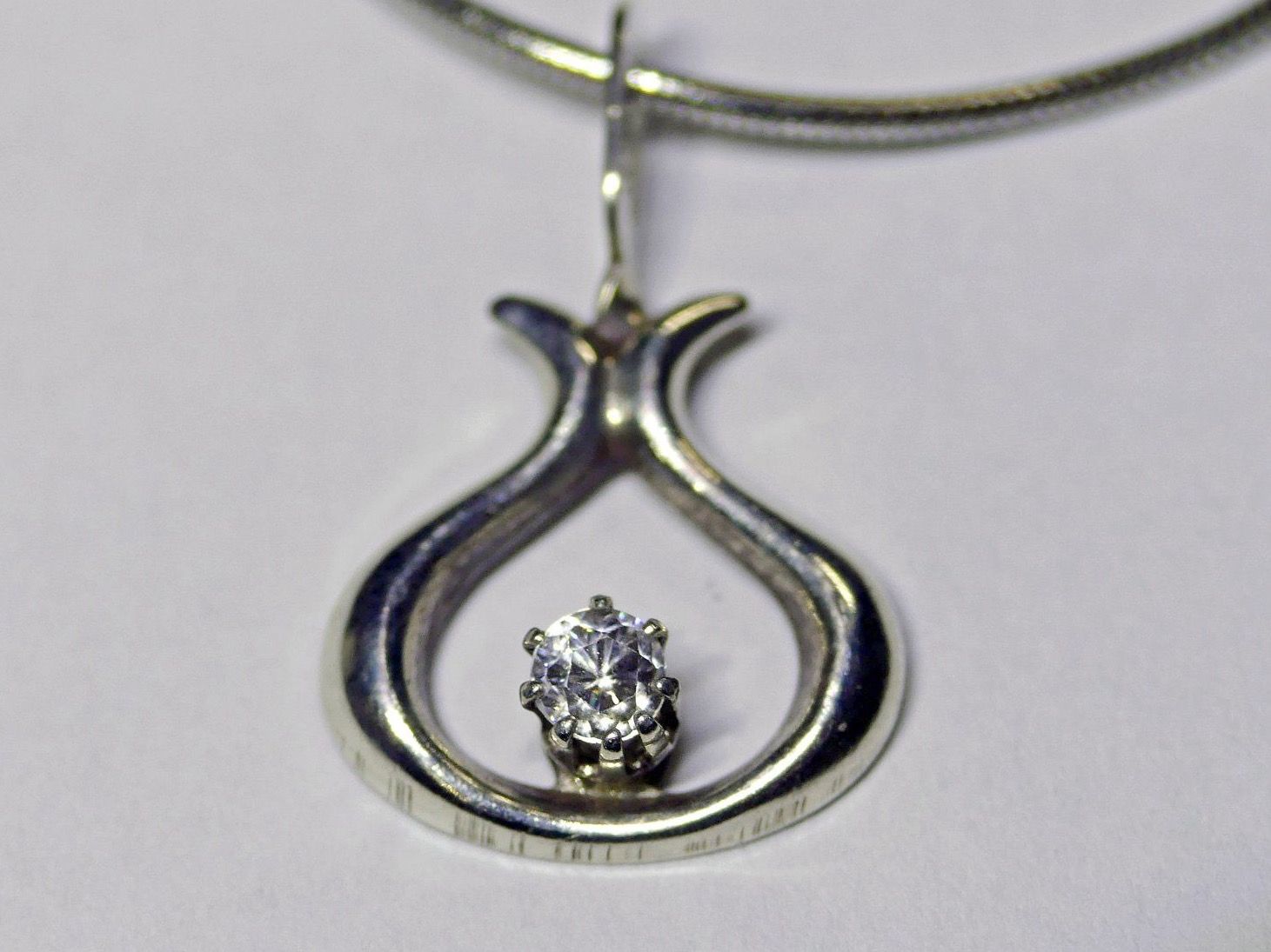 Catenine: Halskette Silber 925 mit Anhänger – Usato da Matten b. Interlaken venduto da kero71 4