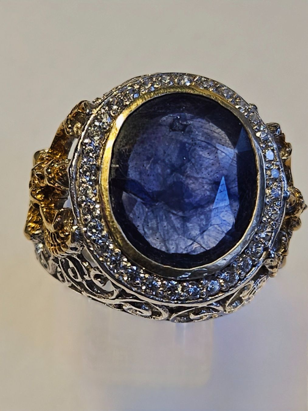 Anelli: Safir Fingerring – Nuovo (secondo la descrizione) da Zürich venduto da adriben 1