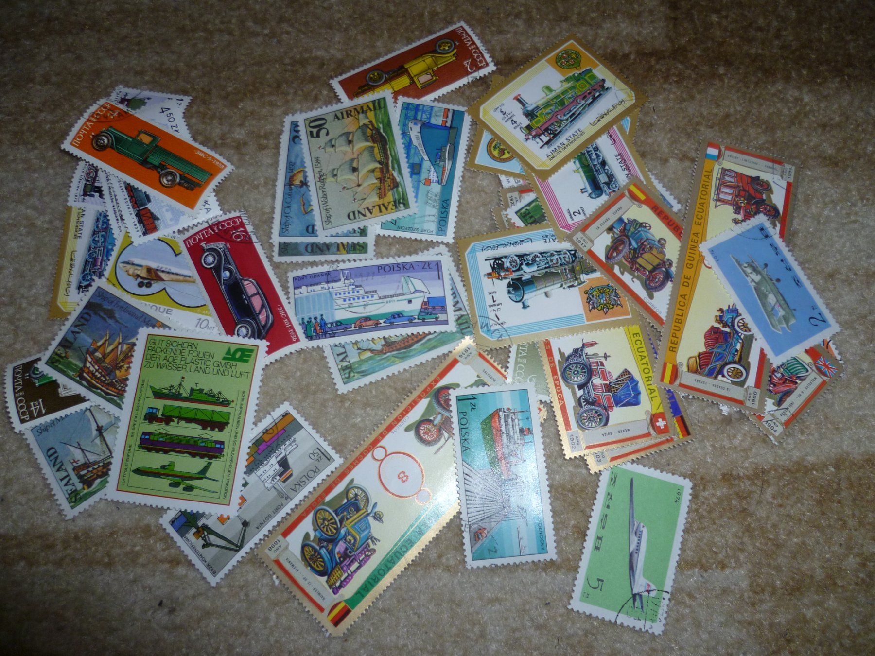 Tous les timbres: thème transport – D'occasion à Corcelles-Payerne par mao06 2