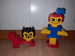 Lego Duplo Mädchen mit Katze 1595 Klassiker