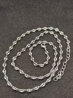 Vintage 925er Silber Unisex Halskette Top