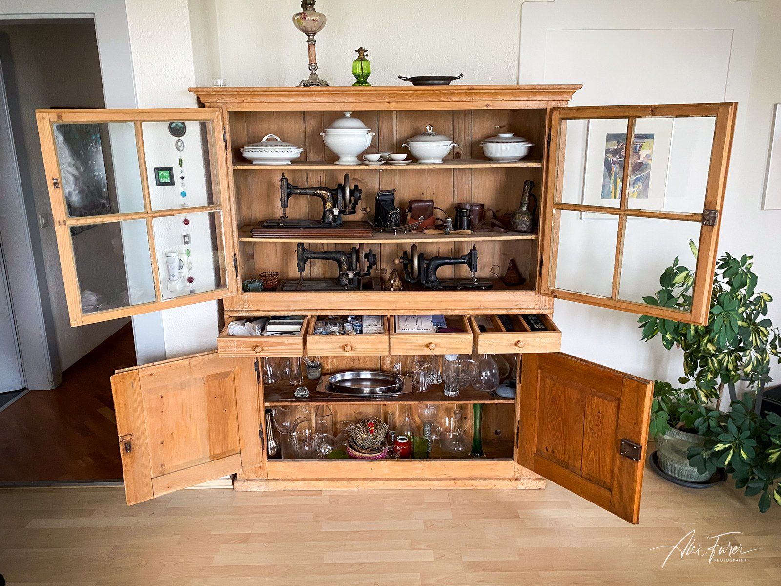 Credenze: Antikes Bauernbuffet, ca. 1900 – Usato da Forst venduto da alFurer 2