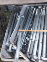 Bauschrauben M14 X 270mm mit Mutter M 14 Güte 4.6